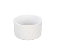 Funda de silicona para vaso Stanley 40 de 30 onzas, manga inferior de taza de 2.95 pulgadas de diámetro, funda de botella de silicona, protector inferior para Stanley (blanco)