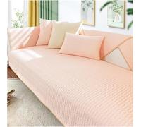 Funda de sofá de refrescante Cómodo Material de Seda Hielo, Fundas Universal para Sofa 1 2 3 4 Plazas, Diseño Transpirable calurosos días de Verano(Pink,90 * 160cm)