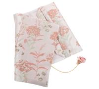 Funda de Tela para Libros Rosa, Protectora y Decorativa para Cuadernos | Ligera y Sencilla, Impresión Floral Atractiva, para Aula y Colección Personal, Oculta Títulos
