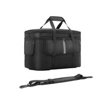 Funda de transporte compatible con DJI Power 1000 estación de energía portátil y accesorios, bolsa de almacenamiento con correa para el hombro, diseño de dos capas y ventana de radiador, organizador