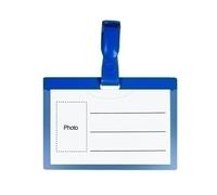 Funda distintivo forofis con pinza giratoria 57x90mm paquete de 100