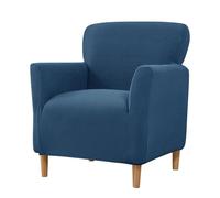 Funda elástica de poliéster para sillón, protector de piel y piel, fácil de instalar, se adapta a la mayoría de sillones, perfecto para decoración del hogar y protección