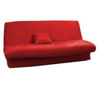 Funda extensible para sofá cama, color rojo