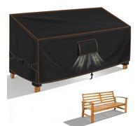 Funda impermeable para banco de jardín – Protector para banco de jardín – Funda para banco de jardín de 2 plazas – Resistente a los rayos UV – A prueba de invierno – Fabricada en tejido Oxford 420D – 