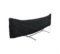 Funda impermeable para cama colgante de 284,5 x 80 cm, marco recto curvado | Se adapta a marcos rectos curvos, 284,5 x 80 cm, tela Oxford impermeable, resistente a los rayos UV, uso en jardín al aire