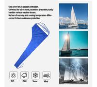Funda impermeable para mástil mayor, resistente al viento, duradera, fabricada en tela Oxford de 600D, protección contra la intemperie, protección solar para velas de barco, de 2,7 a 3 metros
