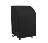 Funda impermeable resistente a los rayos UV para Weber para asar carbón para Nexgrill para tela resistente, dobladillo elástico, fácil instalación, protección solar para lluvia, nieve (negro 420D)