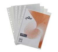 Funda multitaladro olef pp 90µ cristal liso a4 16 tal.rfzo. paquete