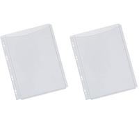 Funda multitaladro q-connect con fuelle din a4 pvc 180 micras - bolsa de 5 (Paquete de 2)