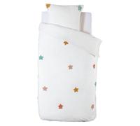 Funda nórdica algodón blanco 90x190cm