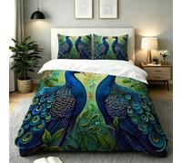 Funda Nordica Cama 135 Pavo Real Azul, ZQ8350