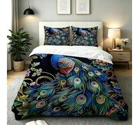 Funda Nordica Cama 135 Pavo Real Azul, ZQ8362