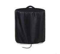 Funda para Agujero de para chimenea 24 Pulgadas - Impermeable 600D al Fuego y Lluvia para Brasero Exterior con Asas(210D：74 * 46cm Black)