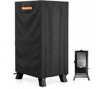 Funda para Ahumador Vertical para Weber Smokey Mountain Cooker 57 cm 2009-2026, Tejido Oxford Resistente al Agua con Costuras Reforzadas y Correas con Hebilla