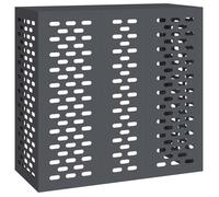 vidaXL Funda para Aire Acondicionado Antracita 110 x 50 x 105 cm Acero