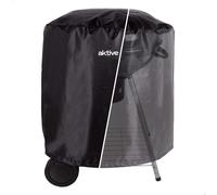 Funda para Barbacoa Impermeable de Poliéster 210D, Ø69,5x67 Cm, Negro