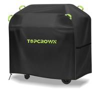 Funda para barbacoa, tela Oxford impermeable con tiras reflectantes, anti-UV, resistente al viento y a desgarros, para Weber, Brinkmann, Char Broil 190