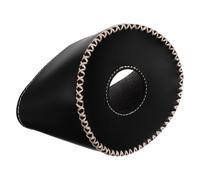 Funda para Bombona de Gas de Camping, Cuero Negro Resistente | Estuche Protector para Depósito Cilíndrico, Cobertura 360 Grados, Uso Exterior y Barbacoa
