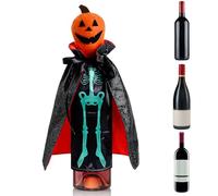 Funda para Botella de Vino, Cubierta de Vino Espeluznante, contenedor de champán de Halloween, Accesorios de decoración para Mesa, coleccionistas, entusiastas de la degustación, Eventos, Fiestas