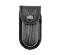 Funda para cinturón de herramientas con exterior tejido de nailon | Bolsa de nailon con cierre de solapa de botón para herramientas de bolsillo y multiherramientas compactas