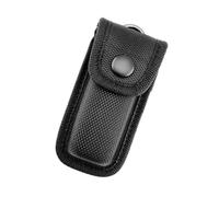 Funda para cinturón de herramientas con exterior tejido de nailon | Bolsa de nailon con cierre de solapa de botón para herramientas de bolsillo y multiherramientas compactas