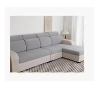 Funda para Cojin de Sofa, Protector de cojín de Asiento Ajustable con Elastica, Tela de Poliester, Funda para sofá con 1,2,3,4 plazas, funda para reposo cabeza sofá y reposo espalda, funda chanise