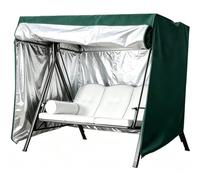 Funda para Columpio de Exterior, Funda para Hamaca Triple de JardíN, ProteccióN para Todo Tipo de Clima(Dark Green)