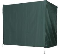 Funda para columpio de jardín, cubierta protectora para columpio tipo "Hollywood", cubierta impermeable, protección solar, material Oxford, color verde, 205 X 124 X 164 Cm