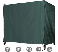 Funda para columpio de jardín, cubierta protectora para columpio tipo "Hollywood", impermeable, protección solar, tela Oxford, color verde, 177x114x152 cm, 177 cm, verde oscuro