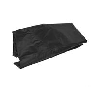 Funda para cortacésped, tela Oxford 210D impermeable, protector resistente al viento, para cortacésped eléctrico de empuje, con ojales y cordón, color negro, (56 x 140 x 103 cm)