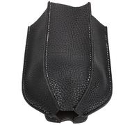 Funda para Gas Negro Protectora de Cuero Tanque PU | Reutilizable y Plegable, para Exterior y Picnic, Acabado Práctico para Bombona y Cilindro