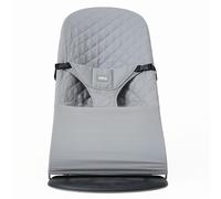 Funda para hamaca bebé Belltop compatible con Hamaca BabyBjörn: Soft & Bliss. Asiento para balancín bebé: ergonómico y de ajuste perfecto. Funda silla/mecedora bebé: algodón hipoalergénico. (Gris)