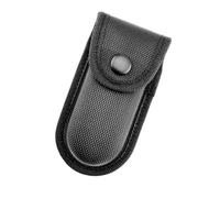 Funda para herramientas con exterior de nailon tejido y solapa de botón | Cierre de botón seguro para senderismo, camping, transporte de trabajo, herramientas plegables y multiherramientas compactas