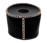 Funda para Negra Tanque de Gas de Cuero de Camping | Protección Resistente al Desgaste, Uso en Picnic y Exterior, Diseño Elegante Textura de Cuero