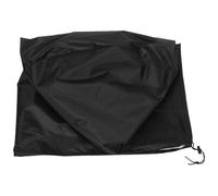 Funda para Parrilla Exterior Oxford Negra, Ajuste Inferior Cordón | Protección Año, Costuras Reforzadas y Suave Forro Interior, para Carbón y Brasero en Jardín