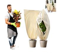 Funda para Plantas, Saco Cubre Plantas, Chaquetas de Calentamiento de Plantas, Protección contra Frío, Viento y Plagas, 80 GSM