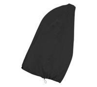Funda para Silla Colgante Forma de Huevo, Poliéster Negro | Protección UV Lluvia, Suciedad, Nieve y Humedad, Fijación Resistente al Viento, Fácil Limpieza