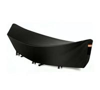 Funda para silla colgante, funda para hamaca, silla colgante protectora 420D Oxford para todo tipo de clima, para exteriores, negro, 145x55x36 pulgadas