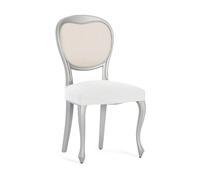Funda para silla eysa bronx blanco 50 x 5 x 50 cm 2 unidades
