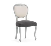 Funda para silla eysa jaz gris oscuro 50 x 5 x 50 cm 2 unidades