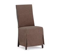 Funda para silla eysa valeria marrón 40 x 135 x 45 cm 2 unidades