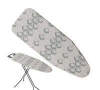 Funda para Tabla de Planchar, 110 x 34 cm, elástica, Acolchada, conductora del Calor, Superficie de Planchado portátil para Viajes, Sala de Costura, Dormitorio, Armario o apartamento, Funda de