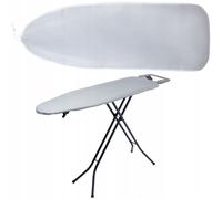Funda para tabla de planchar KADAX con cordón y tapón, gris, 140x50cm