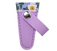 Funda para tijeras, organizador para fundas de tijeras de piel sintética, funda de tijeras de flores coloridas, funda protectora para bordar, coser, acolchar, manualidades, funda de seguridad para