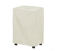 Funda para Trituradora 420D Oxford Impermeable y para antipolvo para Procesador de para papel en Oficina y Hogar 40x27x50cm(Beige)