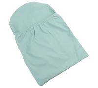 Funda para trona de bebé con respaldo de piel sintética con respaldo y bolsa de almacenamiento para niños pequeños, pies altos, solución organizativa