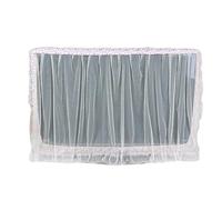 Funda Para TV A prueba de polvo televisión LCD Cubra el hilo la flor púrpura rosa 32 "36" 40 "46" 50 "55" 60 "65" pulgada televisor Protector pantalla montado en pared Cubrir(Purple 42to47inch)