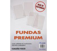 Funda Portadocumentos DOHE PP Piel Naranja, Folio Multitaladro, Caja x100