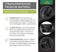 Funda protectora de alta calidad para parrilla de gas, rectangular, tamaño: 132 x 66 x 117 cm