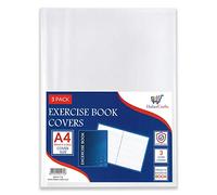 Funda Protectora de Plástico A4 para Libros de Ejercicios y Cuadernos - Transparente, 30 cm x 21 cm, Paquete de 9 Unidades